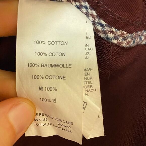 J. crew deep burgundy and gold‎ downtown jacket - Picture 6 of 8